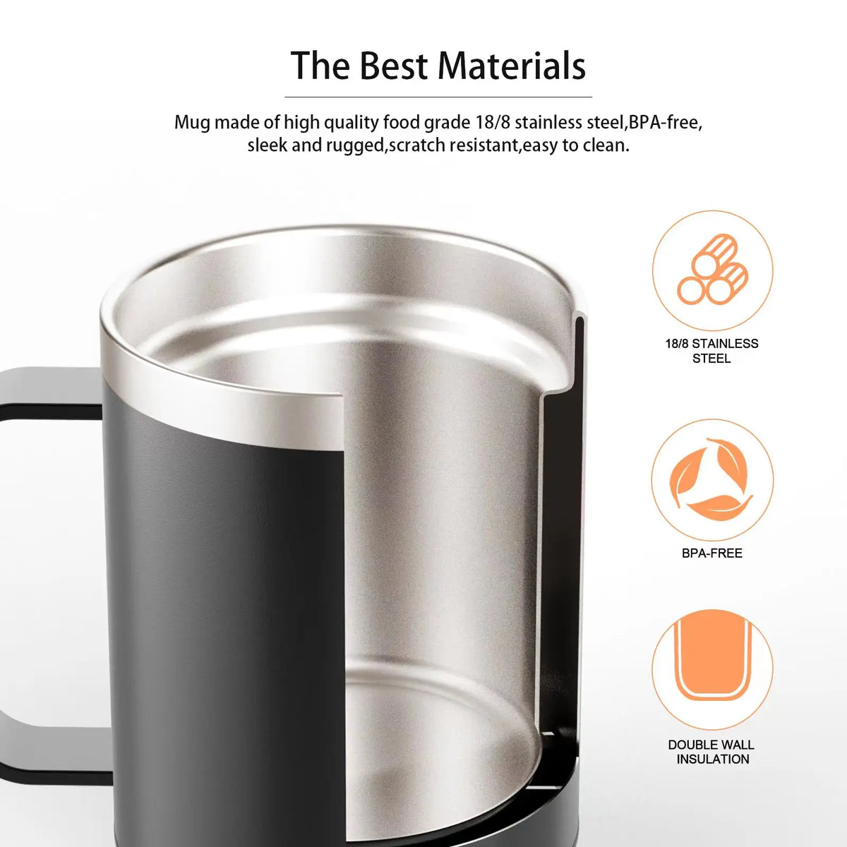 Smart Self-Heating Travel Mug